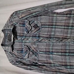 EUC Mens Distressed BKE Shirt, L